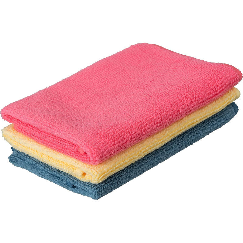 ALFA 3ct General Purpose Microfibber Cloth For Cleaning 12"X12" (72/cs)