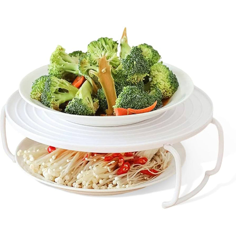 Party Bae 10" Plastic Plate 8ct Microwabable -White 36/cs