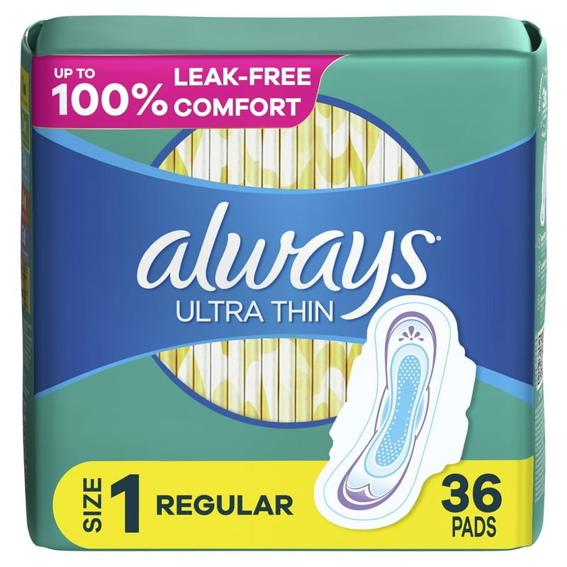 Always Ultra Thin Day Time W/Wing 36ct Size#1-Regular 6/cs