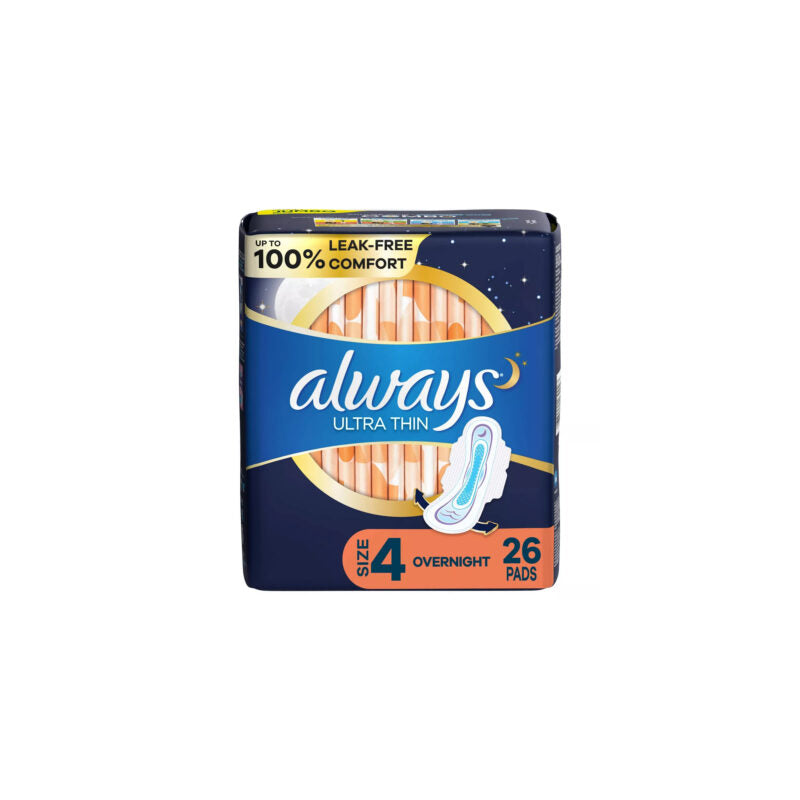 Always Maxi Daytime F-Wing 26ct Size#3 -Extra Long Super 6/cs