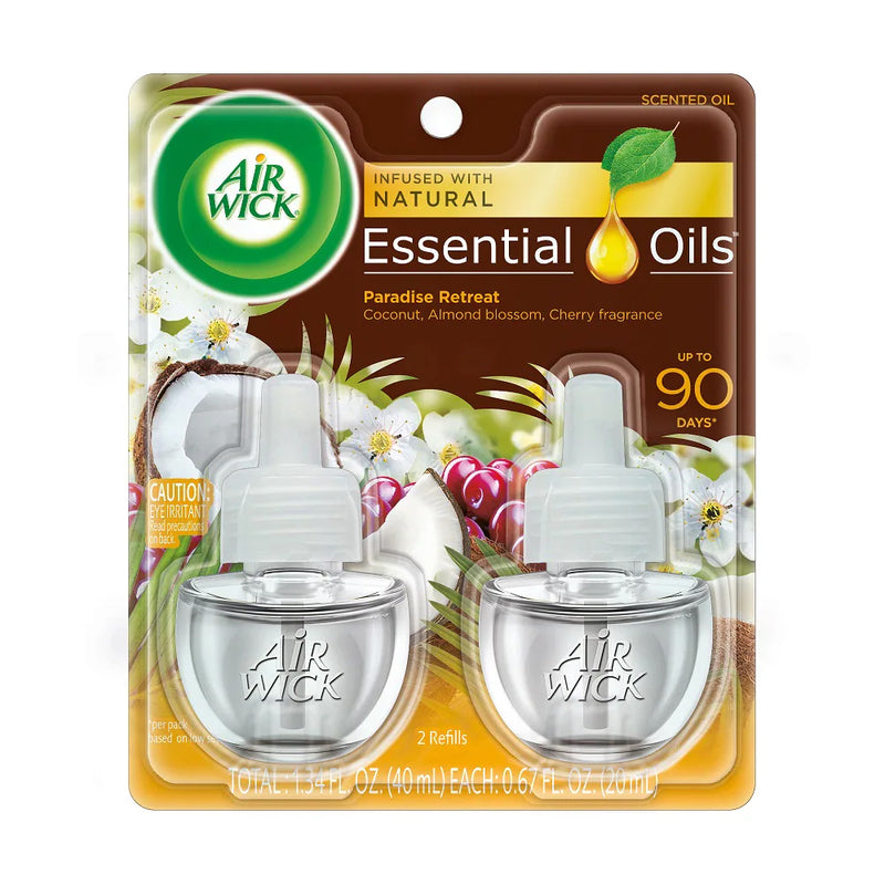 2ct Air Wick Refill 0.67oz-Coconut Almond Cherry 6/cs