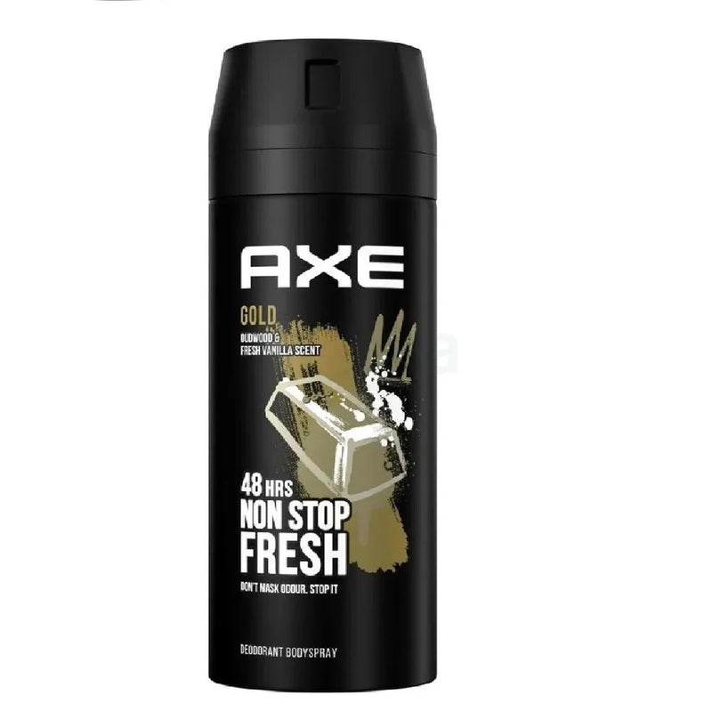 AXE Deo. Spray 150ML-GOLD Wood&Fresh Vanilla Fresh (12/cs)