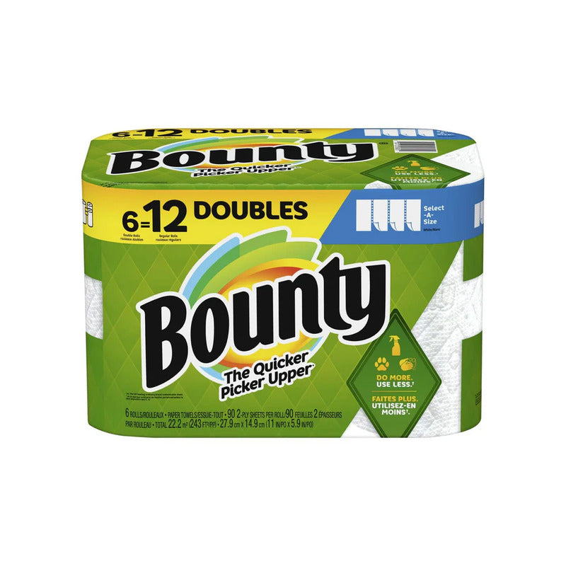 Bounty 93 sheets-2-ply Paper Towel Select Size 12/BD