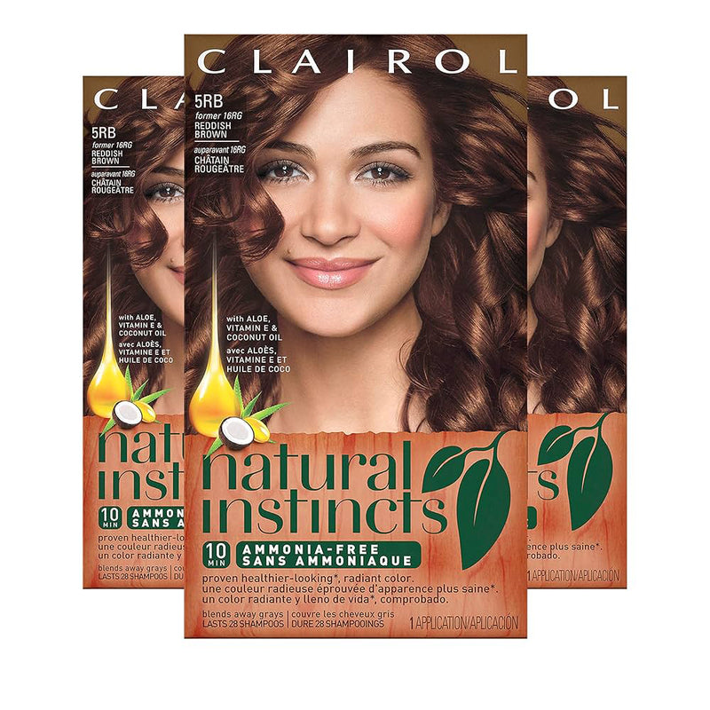 Clairol Hair Color -Medium Reddish Brown (#5RB) 12/cs