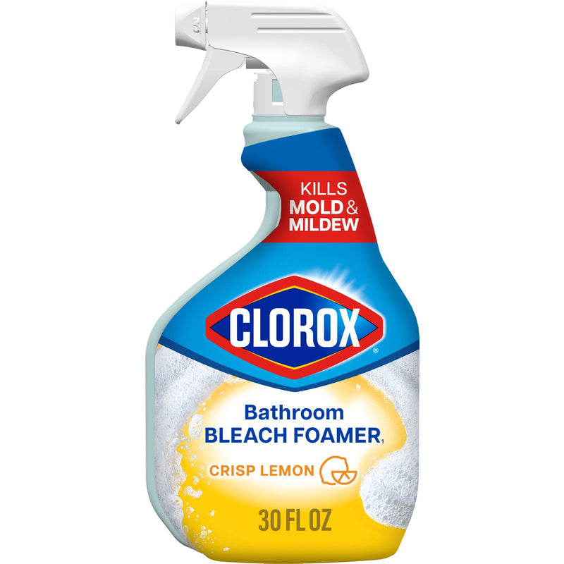 Clorox Bleach Foamer for the Bathroom Spray LEMON 30oz; 9/cs