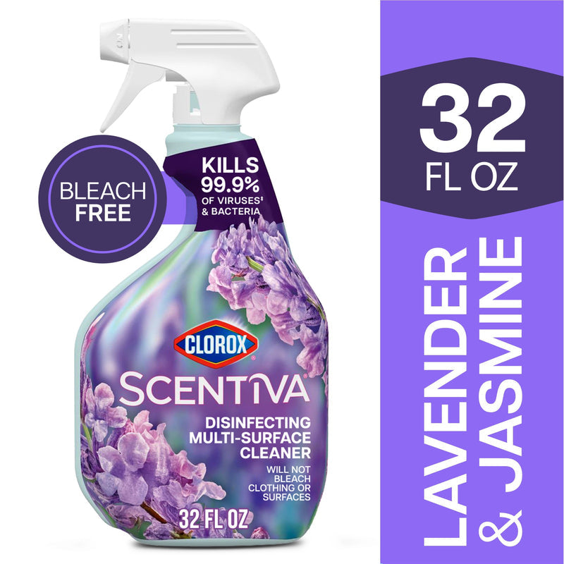 Clorox Disinfecting Trigger Spray 32oz -Tuscan Lavender & Jasmine 9/cs