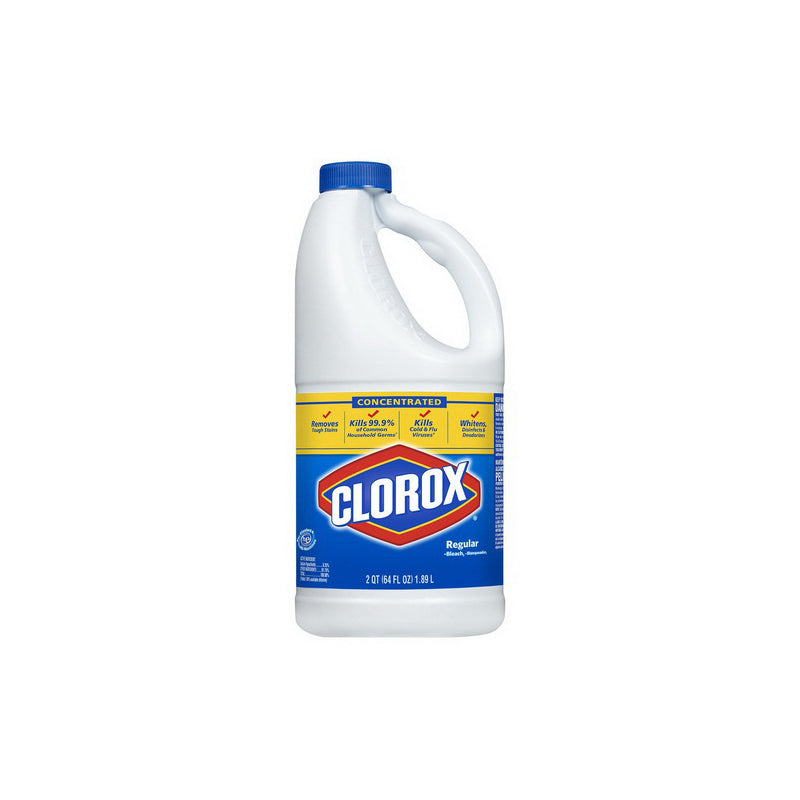 Clorox Bleach Concentrated (1.89L) 64oz-Regular 8/cs