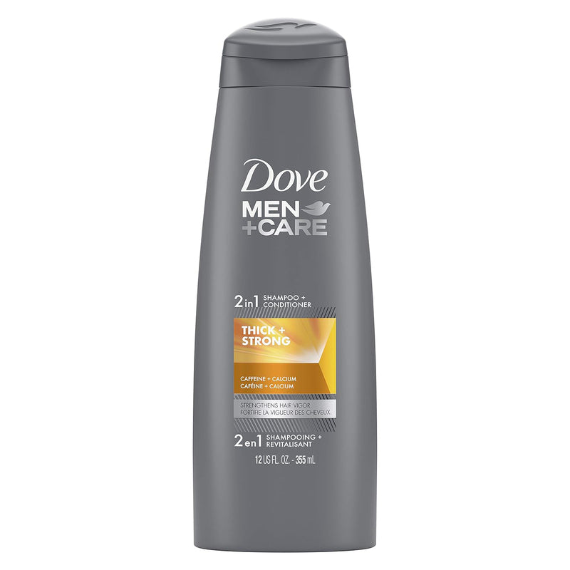 Dove Shampoo 400ml/12oz (355mL) MEN+CARE -Charcoal + Clay 6/cs **