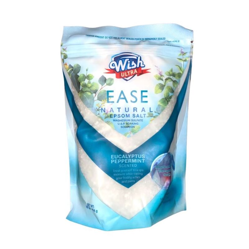 Wish Epson Salt Bag 16oz-Muscle and Back Peppermint 12/cs