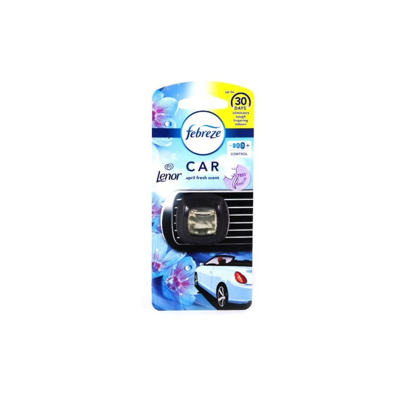 Febreze Car Air Freshner Vent Clips-Lenor April Fresh 6/cs