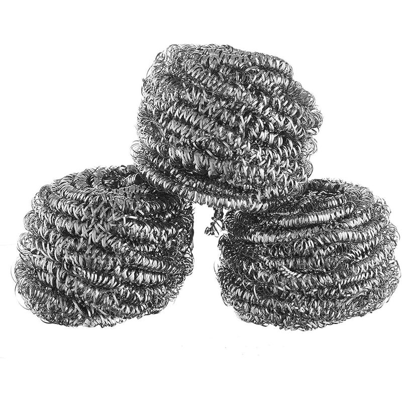 50G 1pc Heavy Dutu Stainless Steel Scrubbers 72/cs