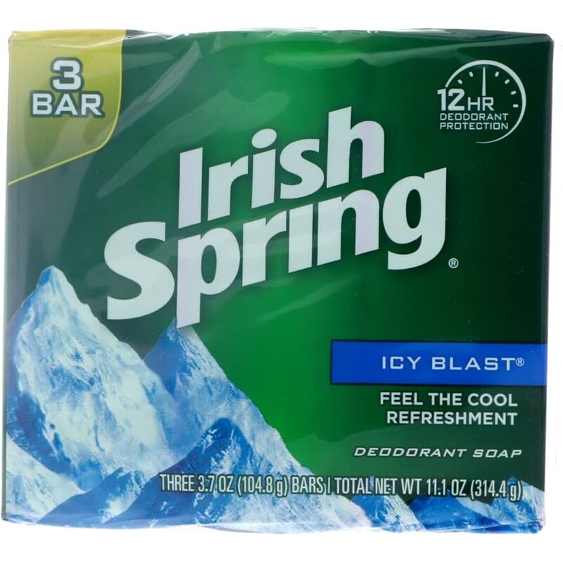 Irish Spring Soap 3pk(3.75oz)-Moisture Blast 18/cS