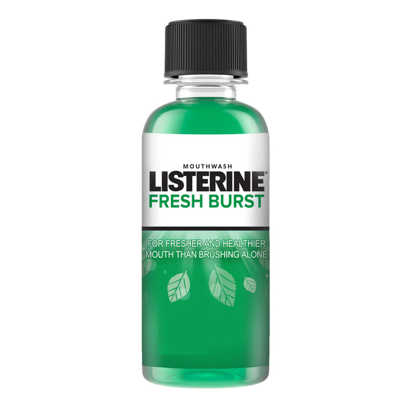 Listerine Mouthwash 3.2oz (95ml)-Fresh Burst 12/48/cs