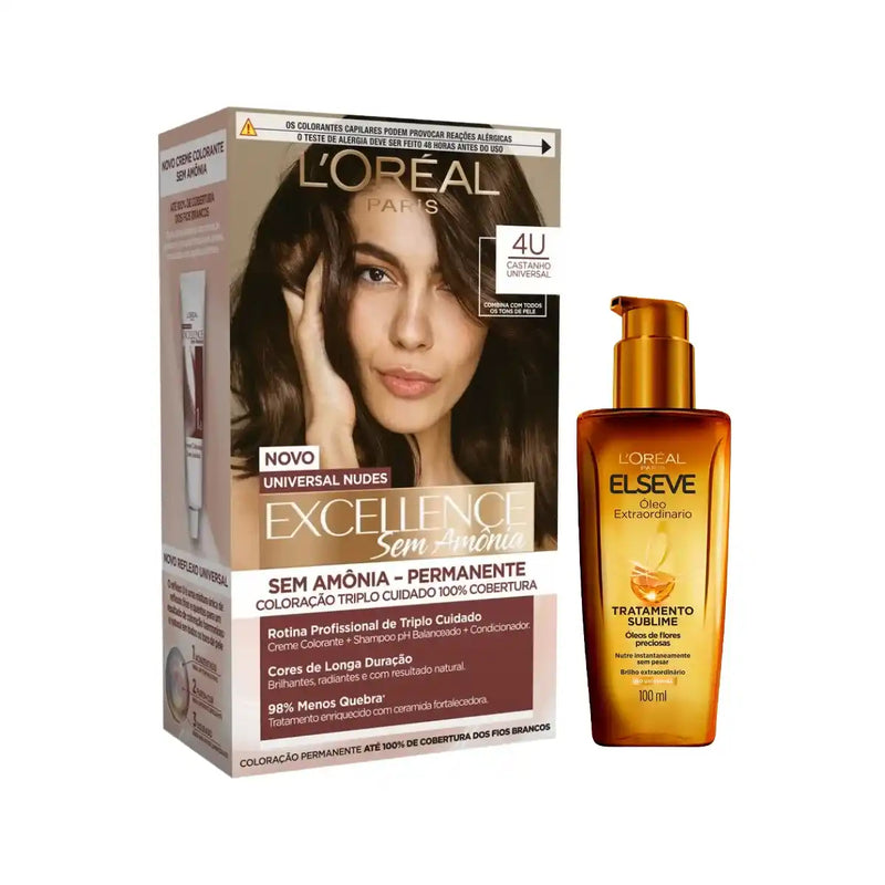 Loreal Sublime Hair Color -Light Auburn Brown (#66) 12/cs