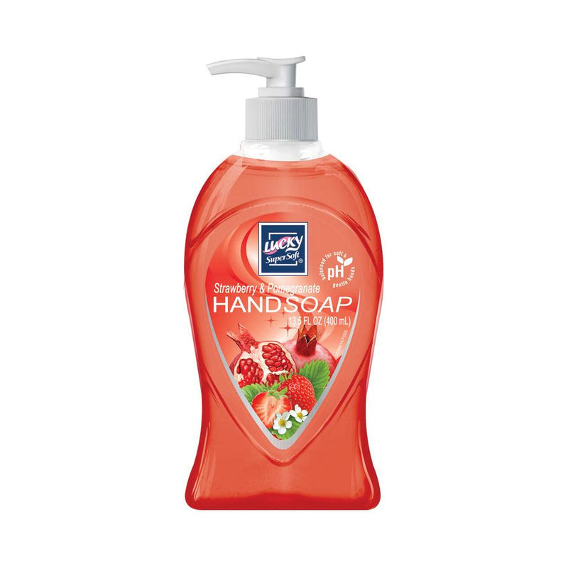 Lucky Hand Soap 13.5oz-Strawberry&Pomegranate 12/cs