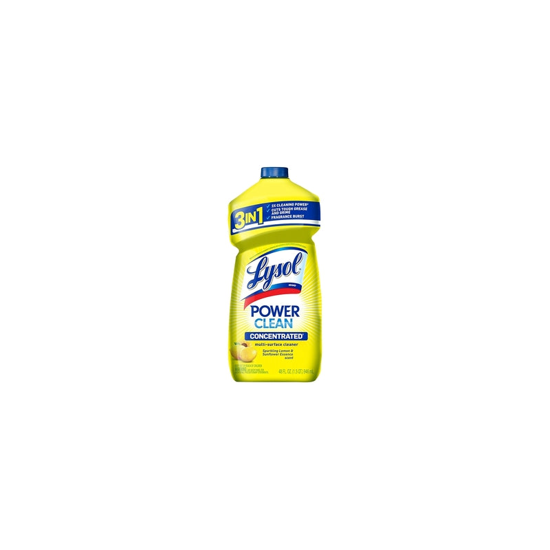 Lysol Powder Clean 2X Multi Surface Cleaner 48oz-Lemon 9/cs