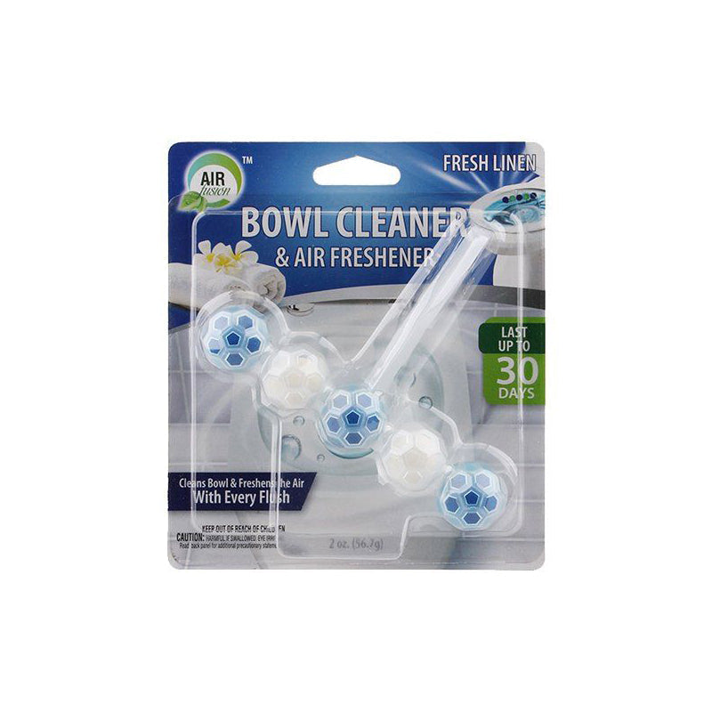 5pk Toilet Bowl Cleaner & Air Freshener-Fresh Linen 24/cs