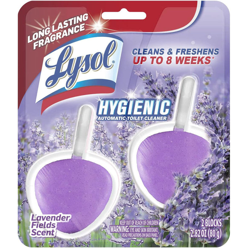 5pk Toilet Bowl Cleaner & Air Freshener-Lavender 24/cs
