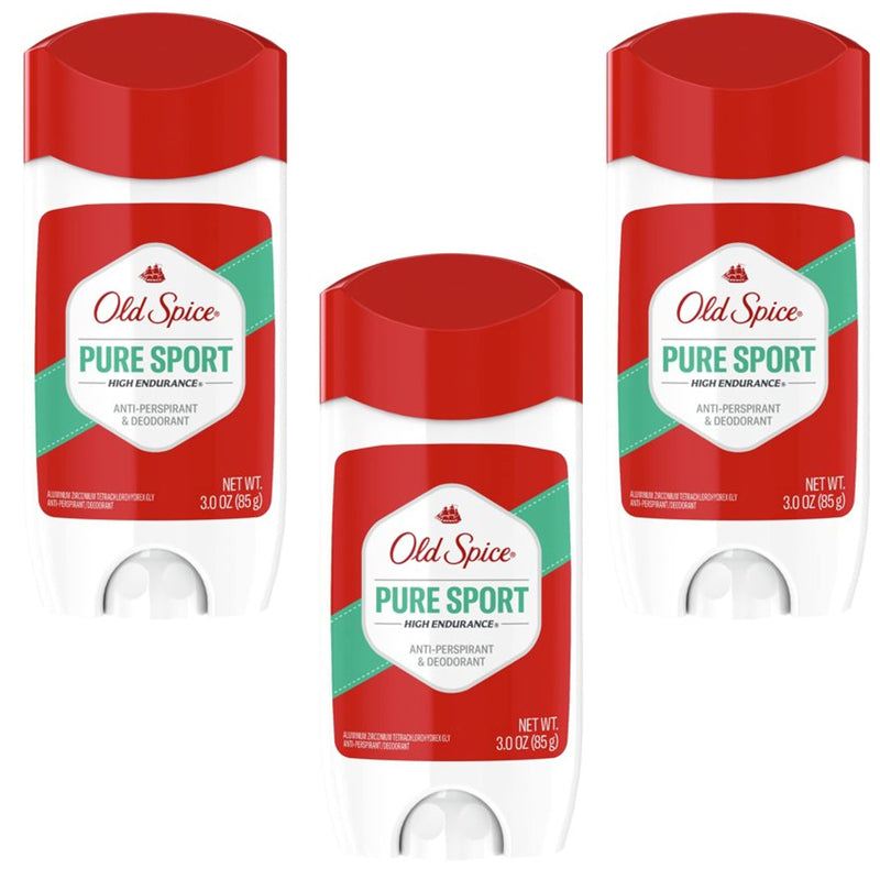 Old Spice Deodorant 3oz Anti Perspirant- Pure Sport (12/cs)