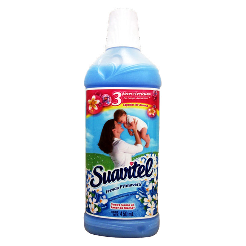 Suavitel Softener 450ml Fresca Primavera- Blue 12/cs