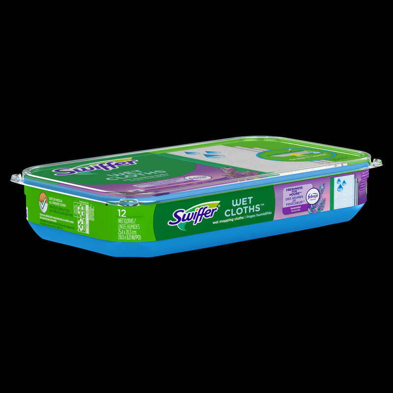 Swiffer Wet Mopping Refill Pad 12ct-Lavender Vanilla 6/cs