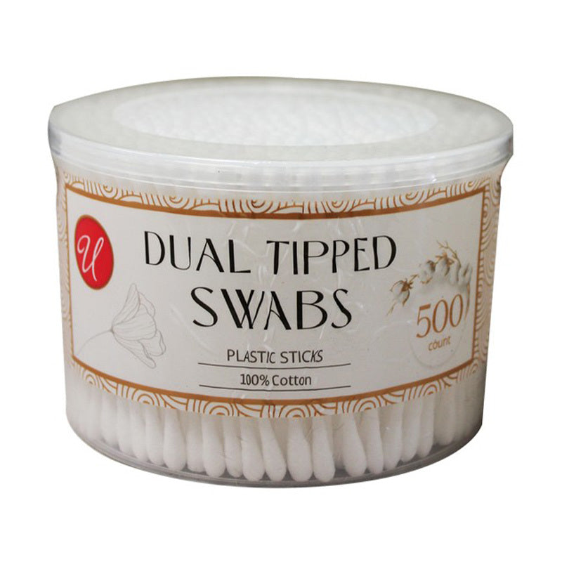 UNiversal Dual Tipped Cotton Swab 500ct In Jar 48/cs