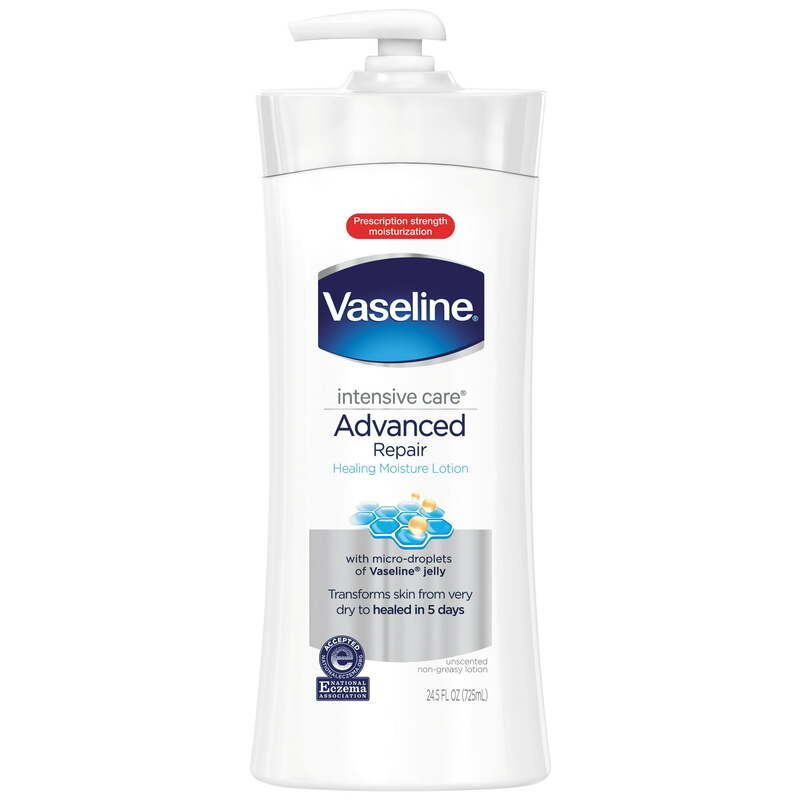 Vaseline Lotion/Pump 24.5oz (725ML)-Advance Repair 12/cs