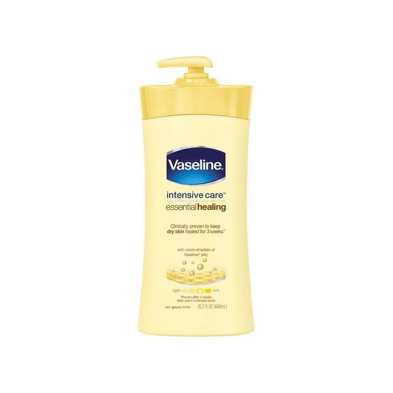 Vaseline Intensive Lotion 20.3oz (600ml)- Essential Healing 12/cs
