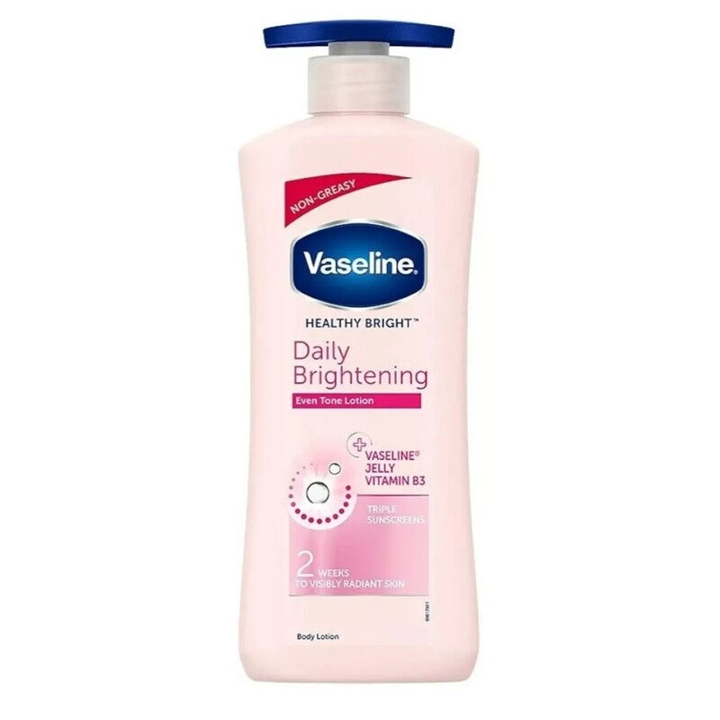 Vaseline Intensive Lotion 20.3oz (600ml)- Daily Brightening 12/cs