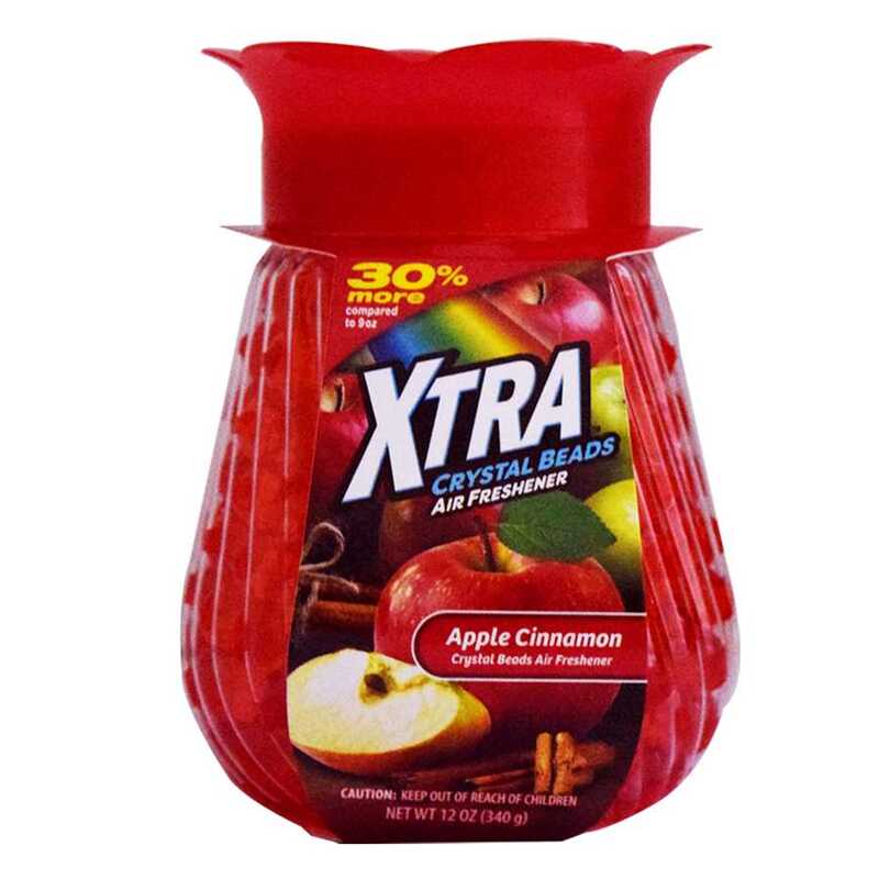 Xtra Crystal Beads Air Freshener 12oz-Apple Cinnamon 12/cs