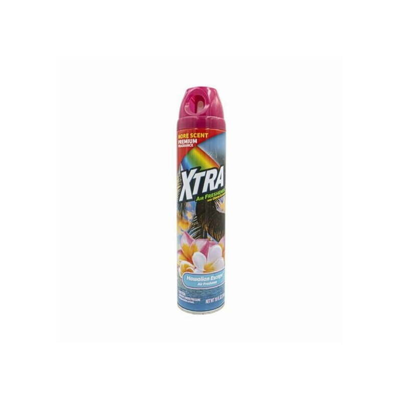 XTRA Air Freshener Aerosol Spray 10oz-Hawaiian Escape 12/cs
