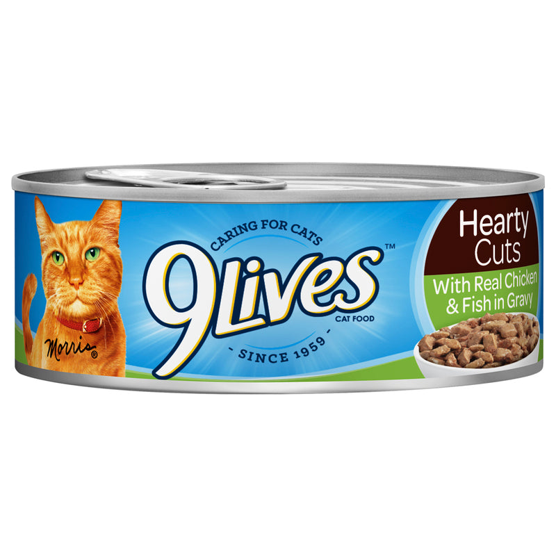 9Lives Cat Food 5.5oz - Chicken Dinner 24/cs