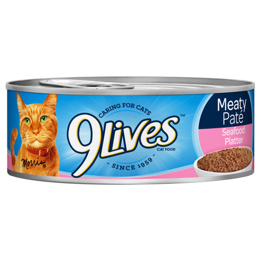 9Lives Cat Food 5.5oz - Sea Food 24/cs