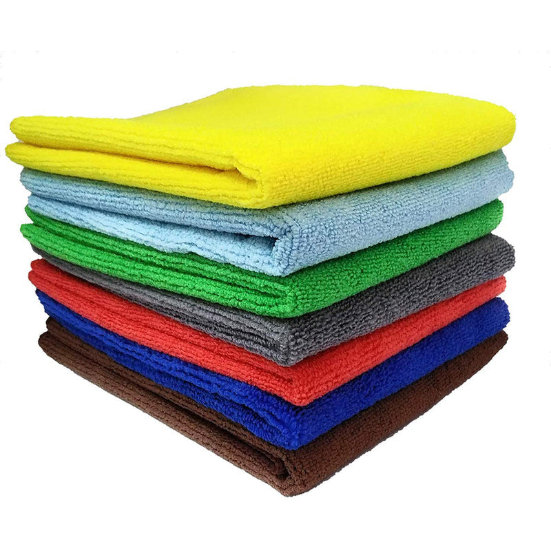 ALFA General Purpose 2ct Microfibber Cloth For Cleaning 16"X16" -Assort. (72/cs)