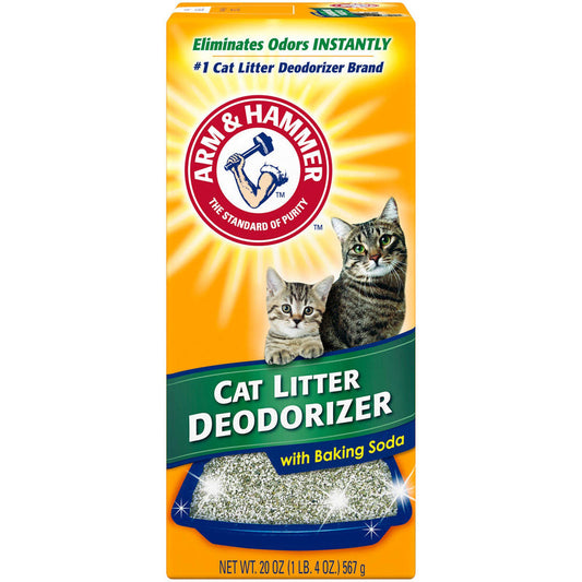 Arm & Hammer Cat Litter Deodorizer W/Baking Soda 20oz; 12/cs