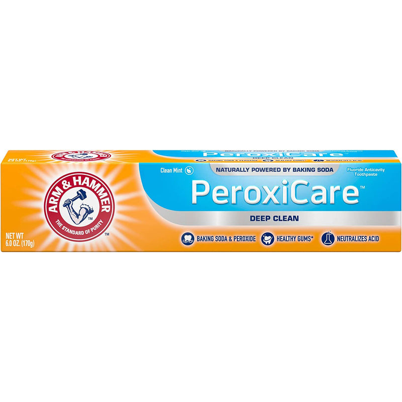 Arm & Hammer Toothpaste 6oz Dental Care Peroxi Care-Clean Mint 12/cs