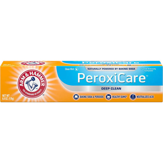 Arm & Hammer Toothpaste 6oz Dental Care Peroxi Care-Clean Mint 12/cs