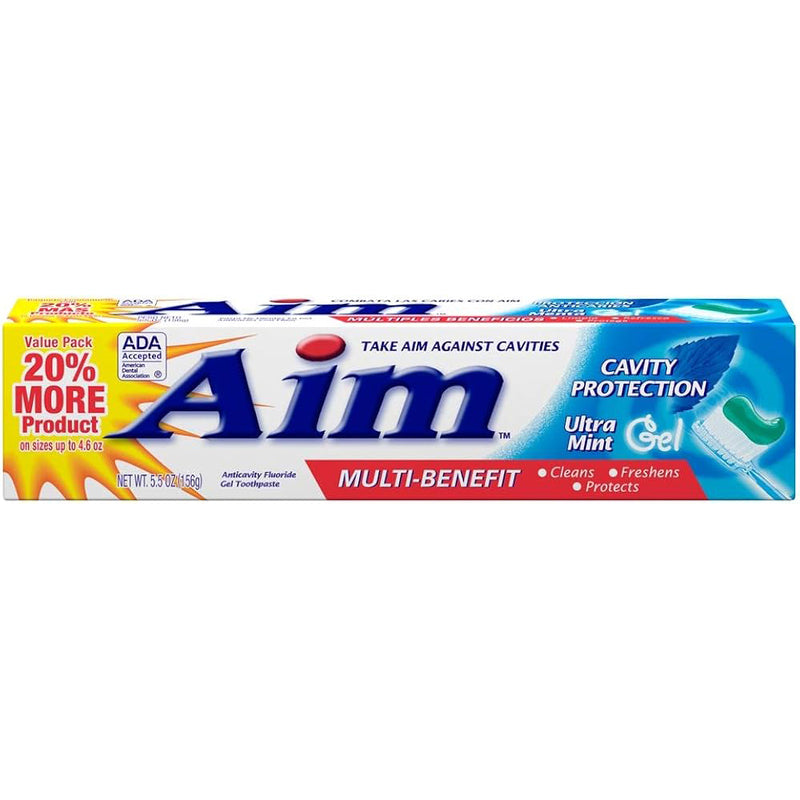 Aim Toothpaste-Cavity Protection-Ultra Mint Gel 24/cs