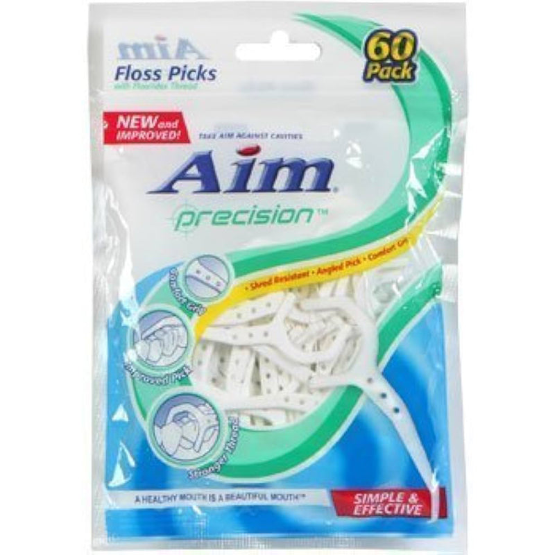 Aim 60ct Floss Picks (24/cs)