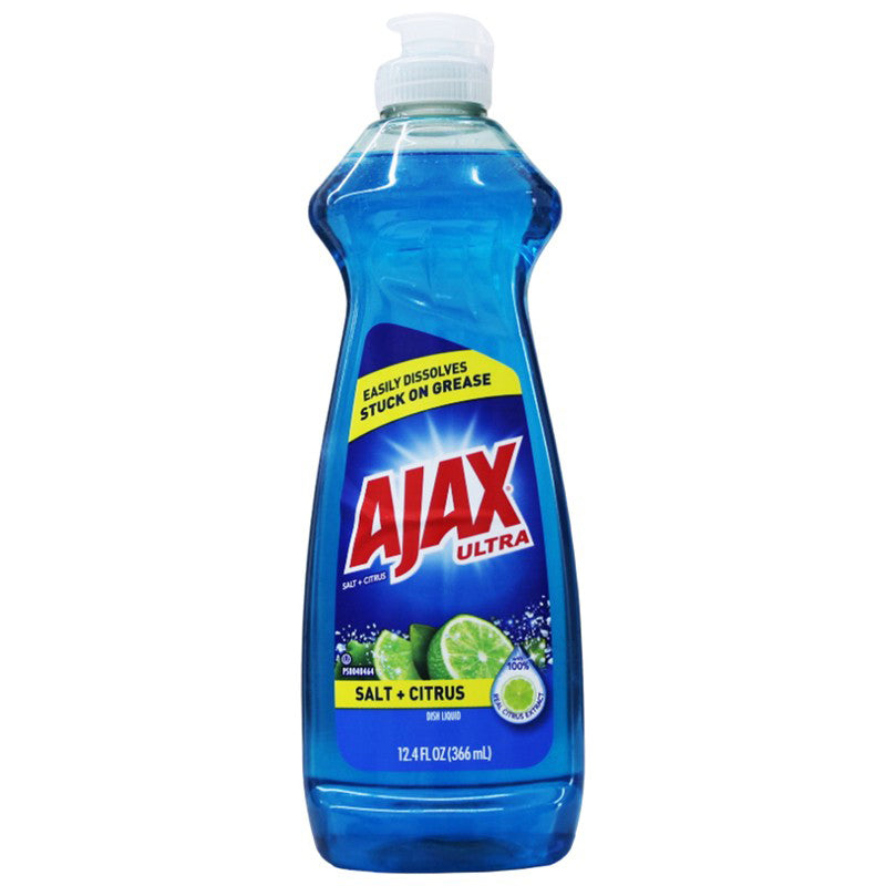 Ajax Dish Liquid 12.4oz - Salt + Citrus 20/cs