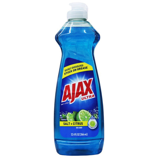 Ajax Dish Liquid 12.4oz - Salt + Citrus 20/cs