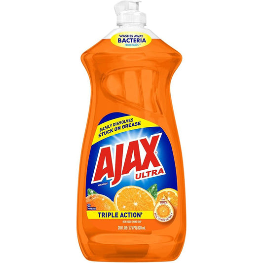 Ajax Dish Liquid 28oz-Anti-bact. 9/cs