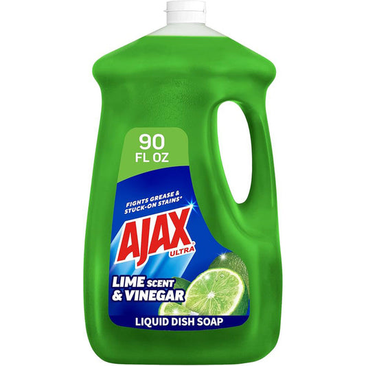 Ajax Dish Liquid 90oz-Vingar Lime 4/cs