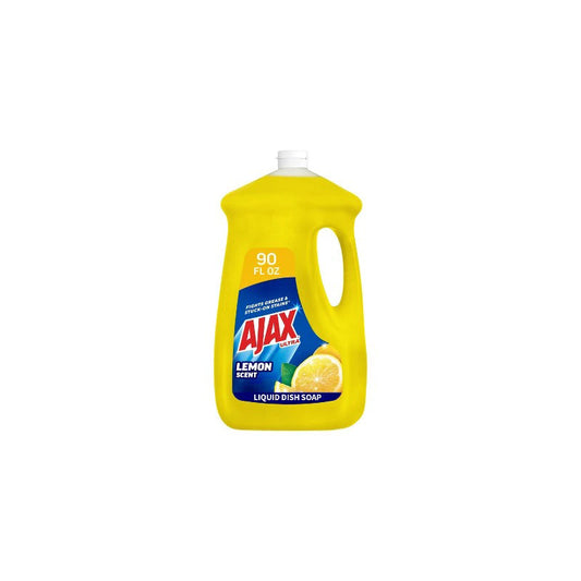 Ajax Dish Liquid 90oz- Lemon 4/cs