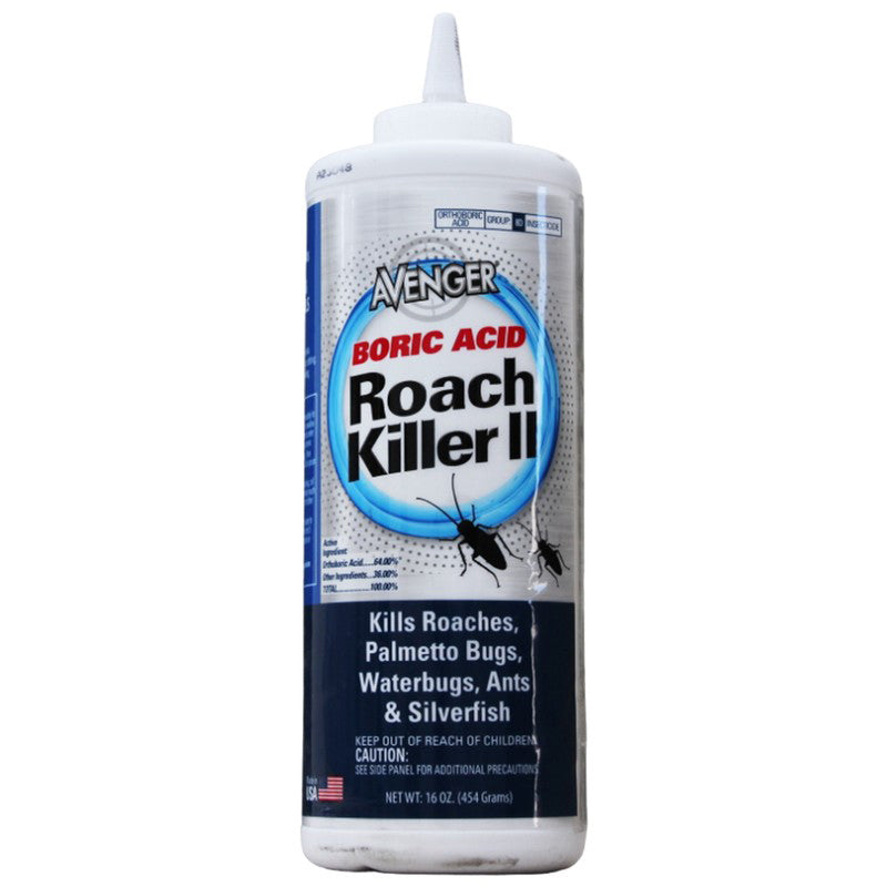 Avenger Boric Acid Roach & Ant Killer-5oz; 12/cs
