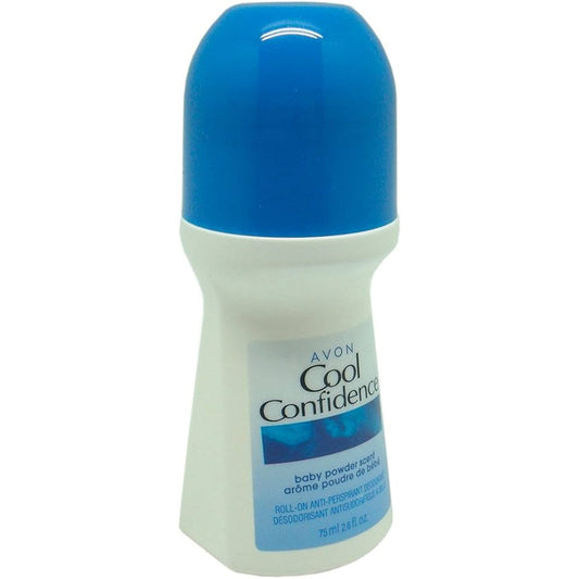 Avon Deo.Roll On 1.7oz-Cool Confid(Light Blue) 12/cs