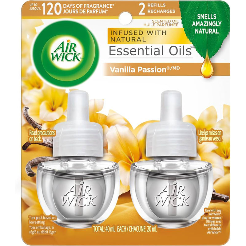 2ct Air Wick Refill 0.67oz-Vanilla Passion 6/cs
