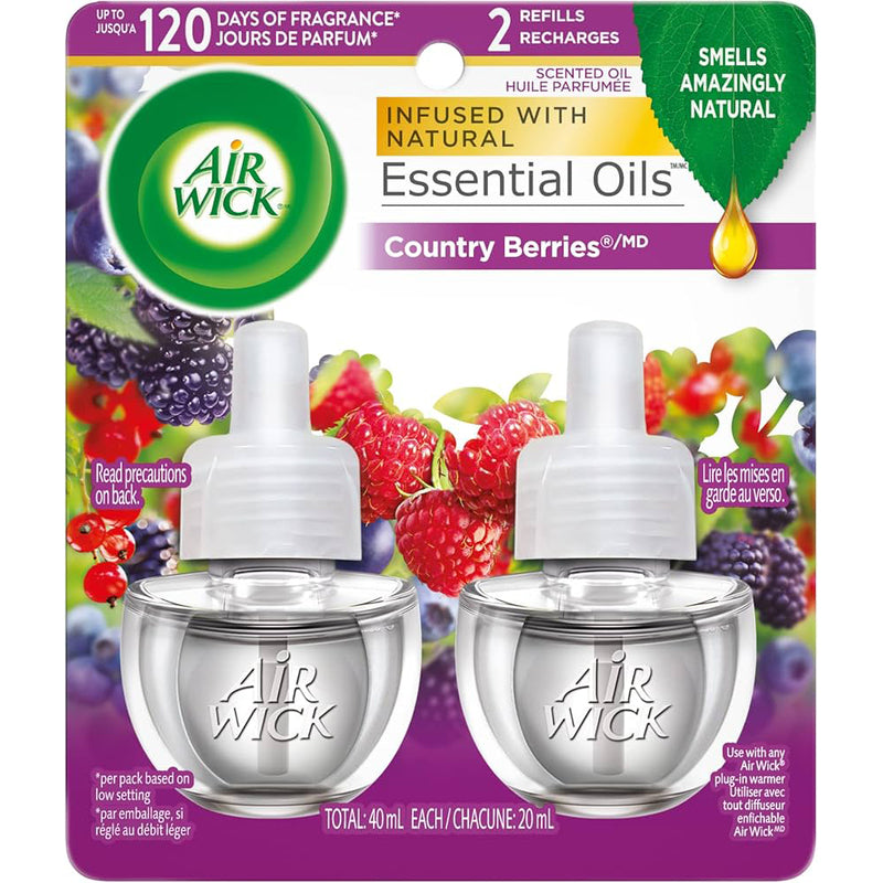 2ct Air Wick Refill 0.67oz-Country Berries 6/cs