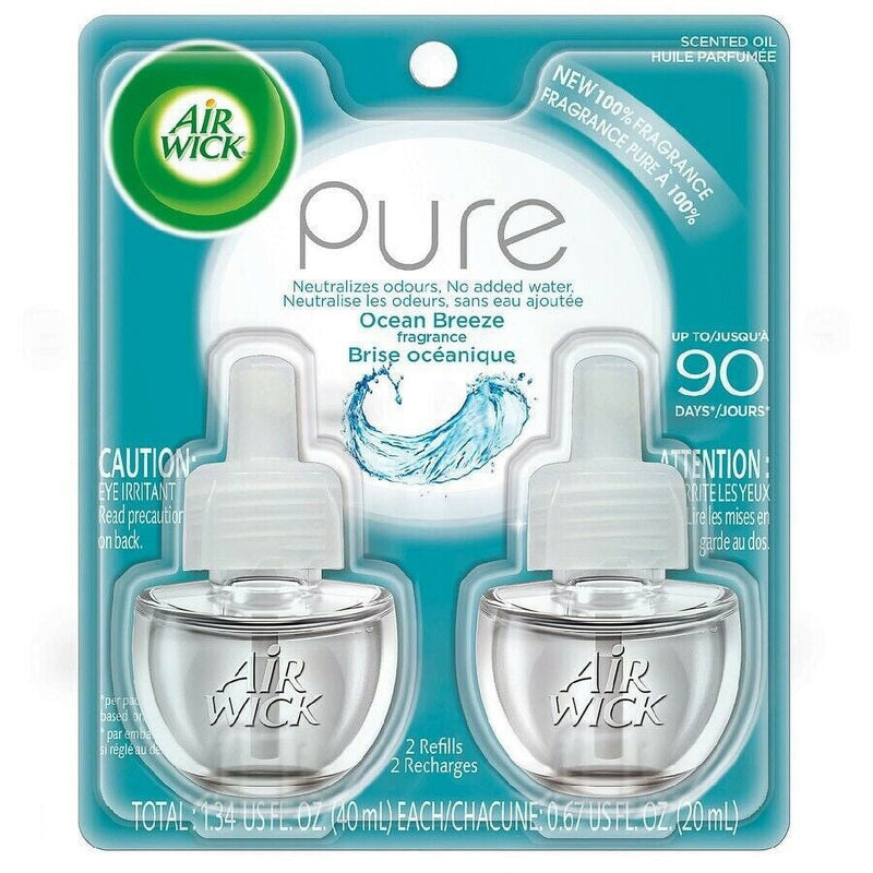 2ct Air Wick Refill 0.67oz-Ocean Breeze (6/cs)