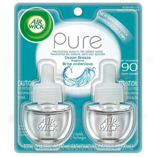 2ct Air Wick Refill 0.67oz-Ocean Breeze (6/cs)